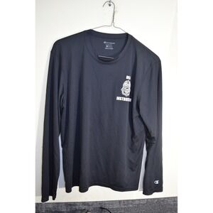 Champion DEA Agent Instructor Long Sleeve Shirt Black MENS M Performance